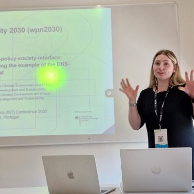 Julia Schlarmann bei der IST Konferenz