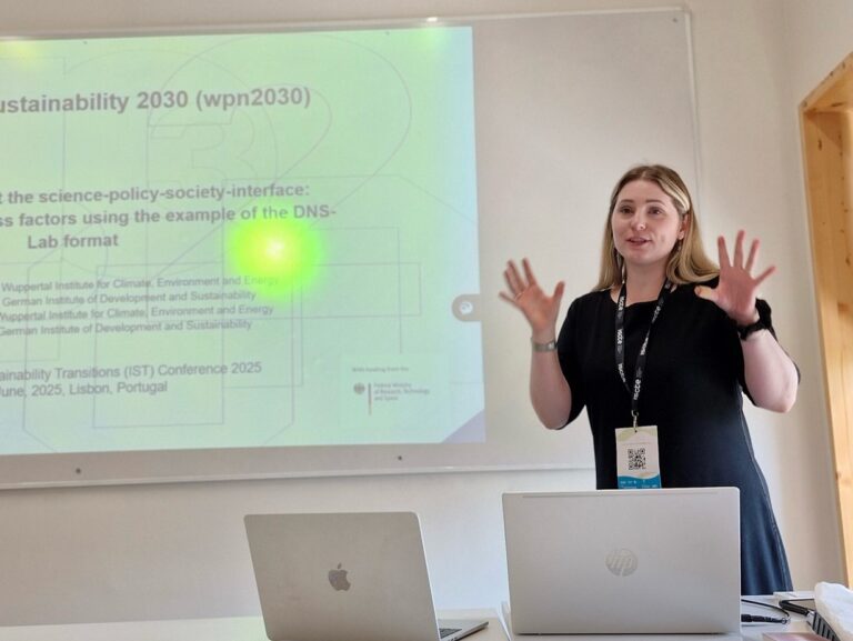 Julia Schlarmann bei der IST Konferenz